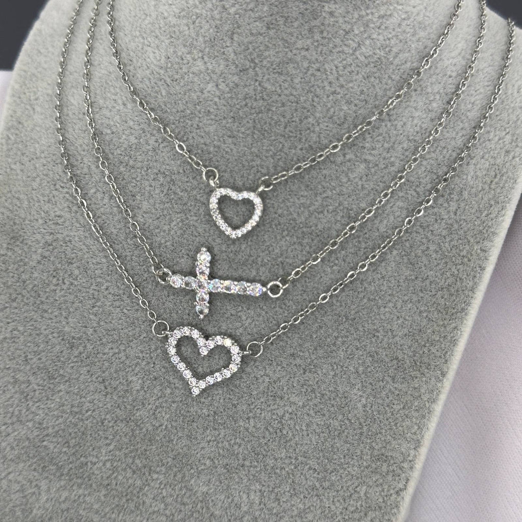 Heart Necklace, Stainless Steel